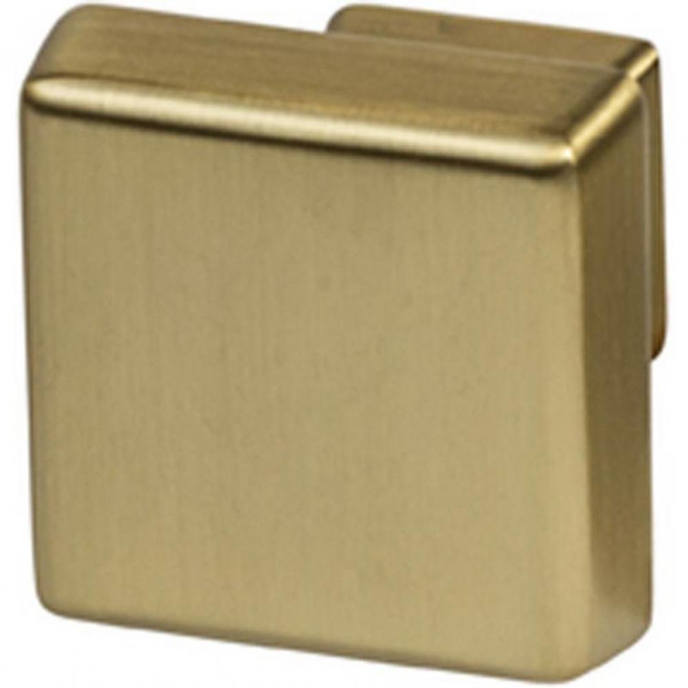 Knob Blackrock Zn Gold Cham 8-32 30X30Mm