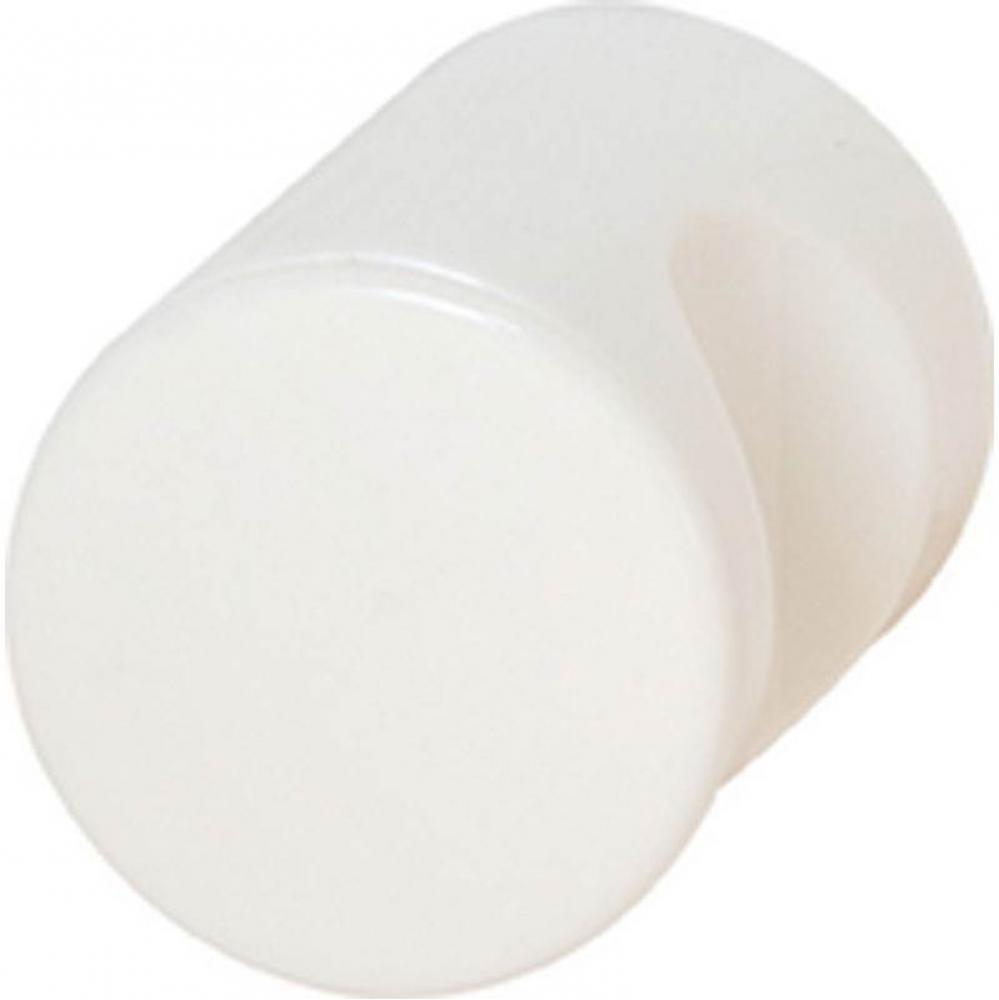 Knob Pa Pure White 23X29Mm