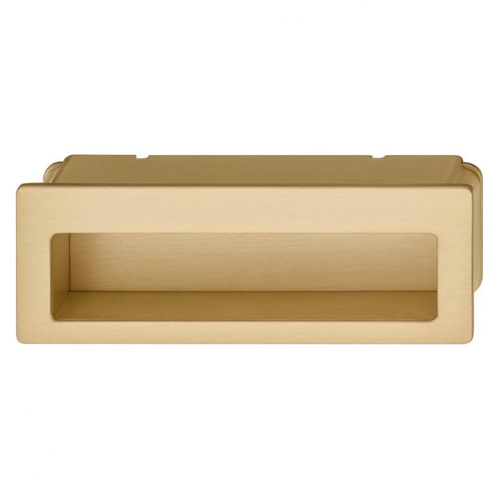 Flush Handle Brass Br.Matt 105,5X37Mm