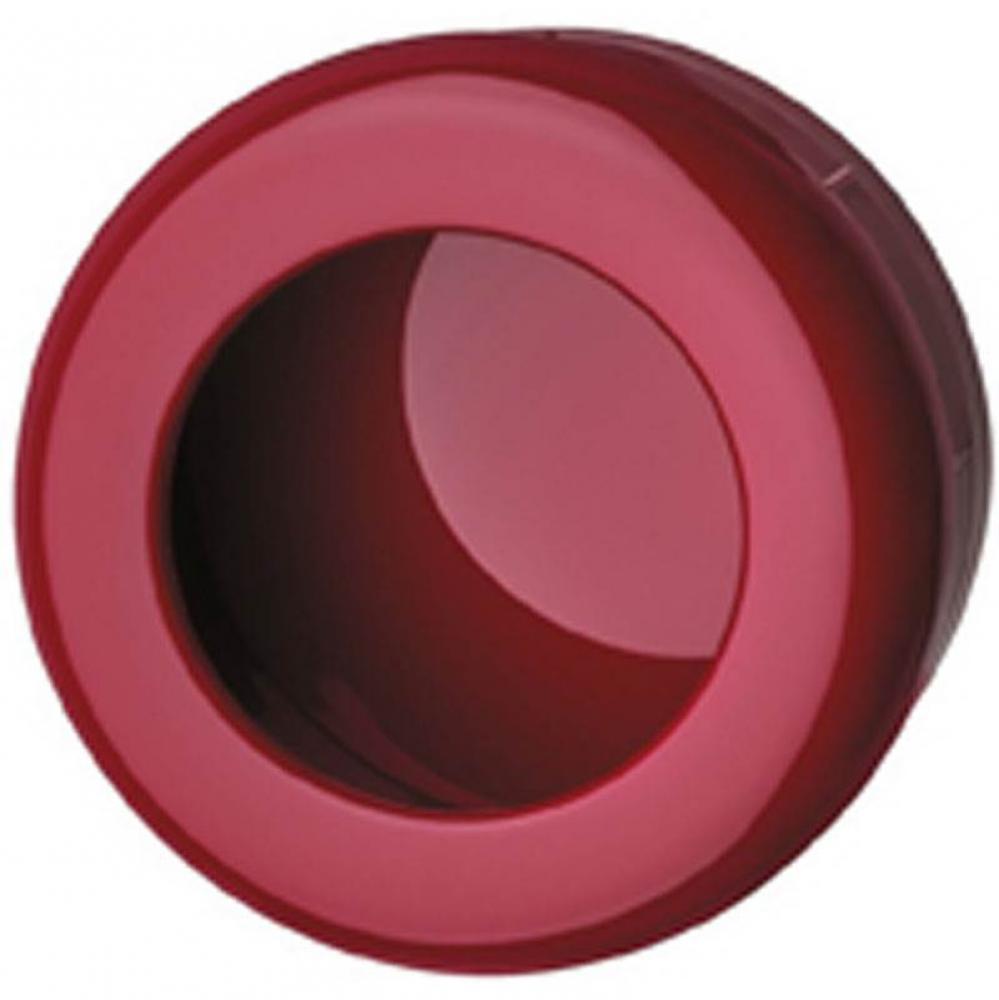 Flush Handle Pa Red Dia 90Mm