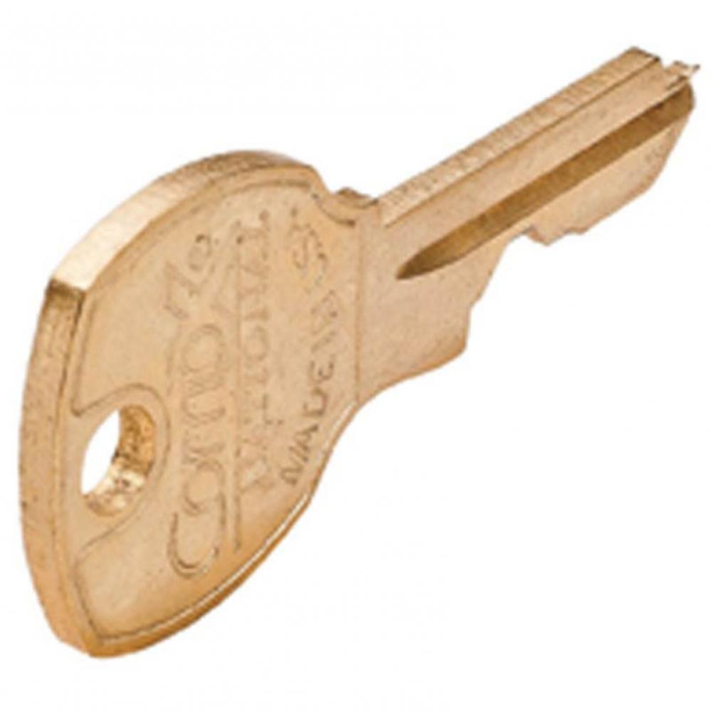 Replacement Key No.107 - Brass