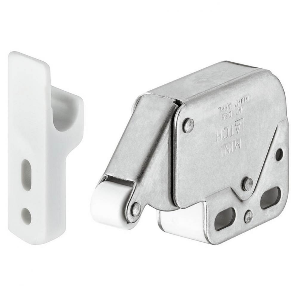 Mini-Latch Sta St/Pl Wh