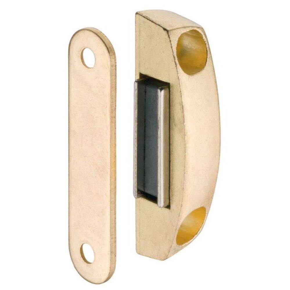 Magn Catch Zn Brass Plate W/ Strike 4Kg