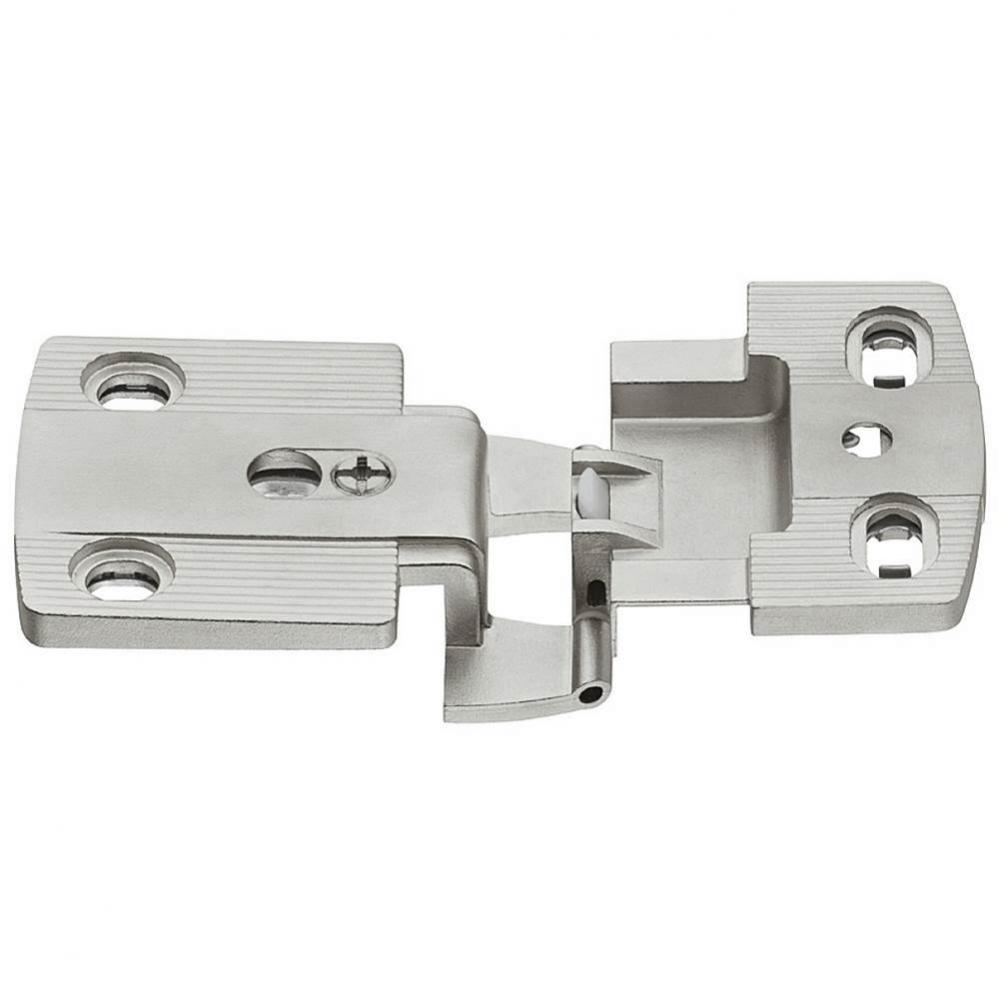 Aximat Flat Panel Hinge 1/2''O/L Zn Ss