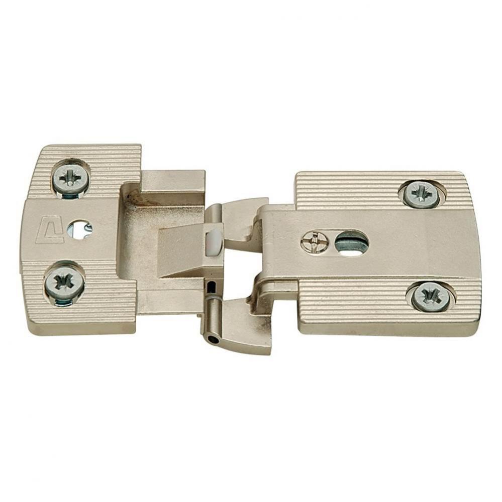 Aximat Flat Panel Hinge 1/2''O/L Zn Nip