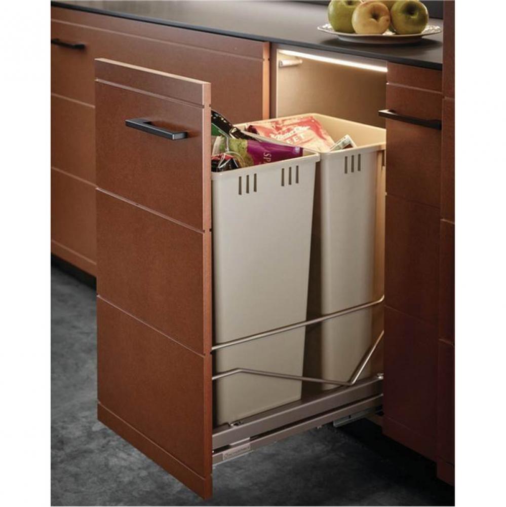 Kesse Double Trash Pullout Cham Bulk