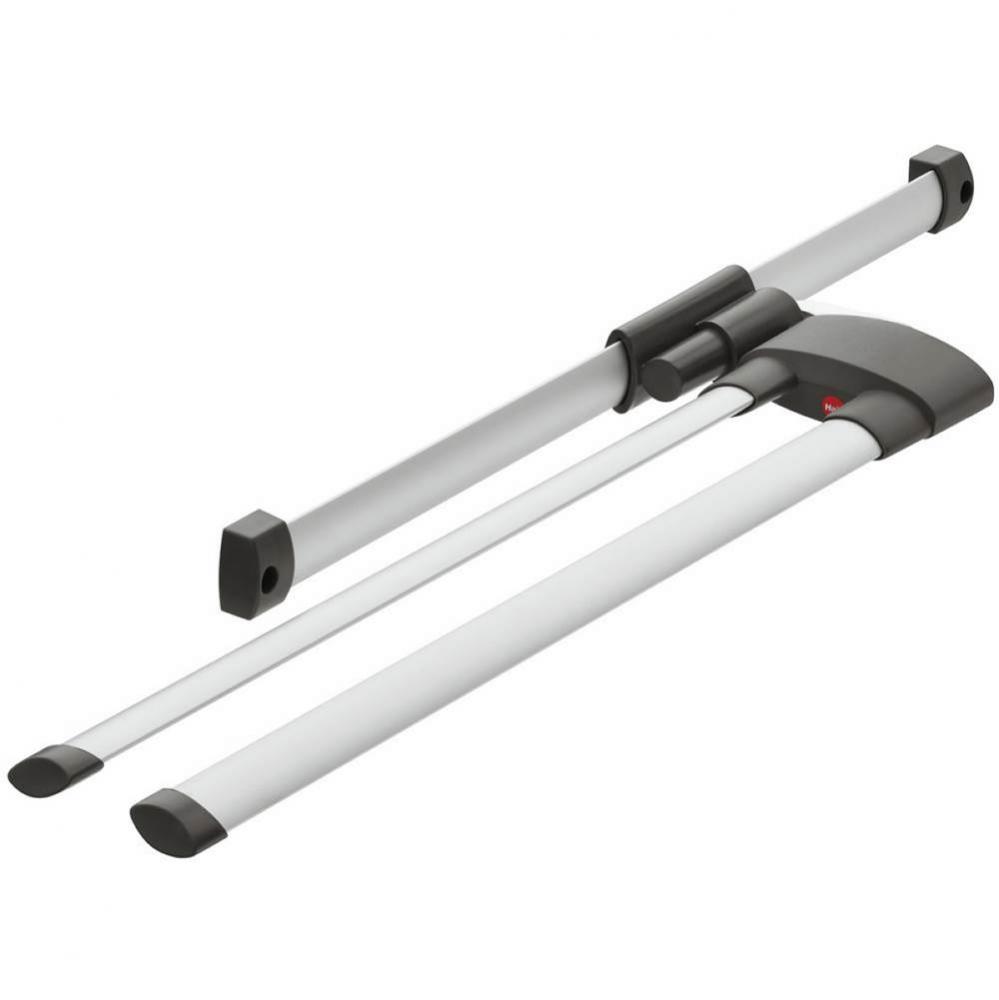 Towel Holder Grey 2-Arm 454Mm