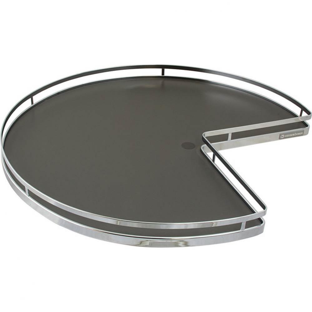 3/4 Rnd Shelf Mnt Bearing Chrm/Anth 28''