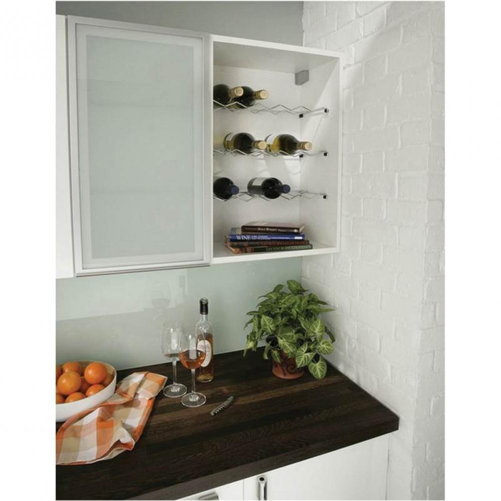 Wine Rack Sgl Shlf St Chrp 560X220X20 Mm