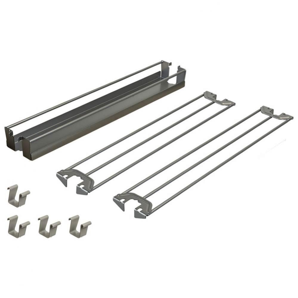 Base Pullout 2 Bakers Tray 3 5/16 Silver