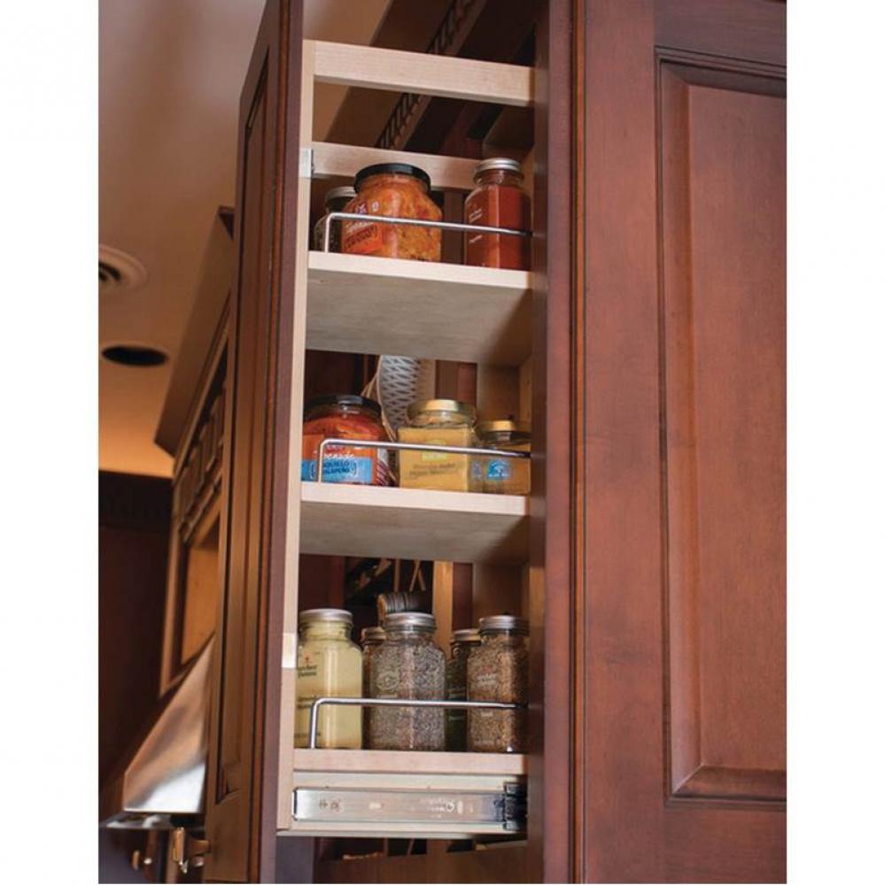 Wall Pul W/Adj Shlvs Mpl Sc 26X7.875X11