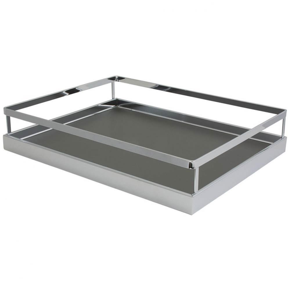 Arena Tray Chrm/Anthr 20 7/8'' W X 12'' D