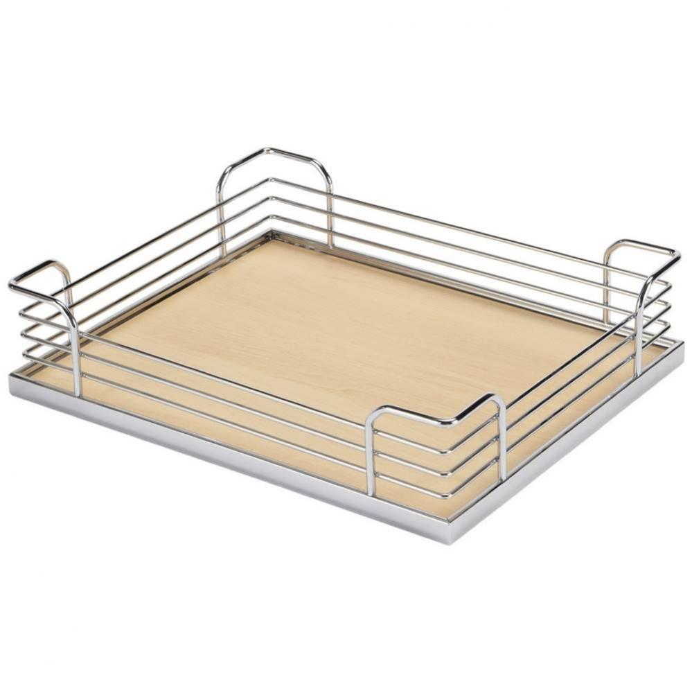 Tray Set Arena Chr/Mpl 17 7/8''X12X3 1/2