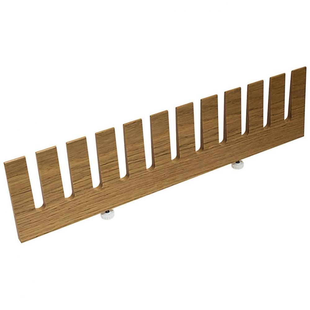 Fineline Plate Rack Wh Oak 478X120X12Mm