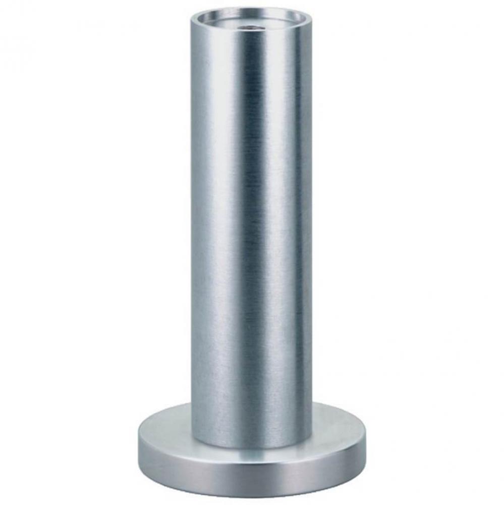 Furn.Foot Alu Matt W/Plate 100Mm