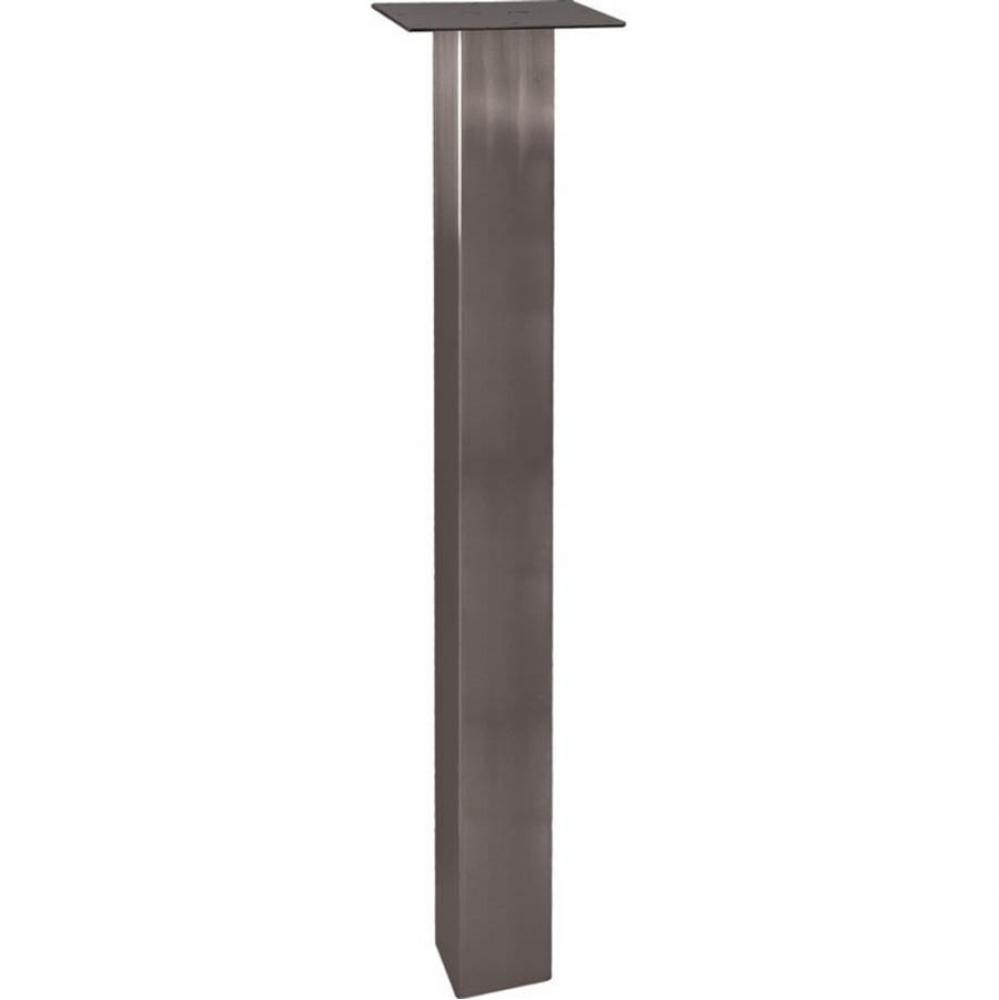 Table Leg 2 '' Square X 28 3/16'' Tall Ss