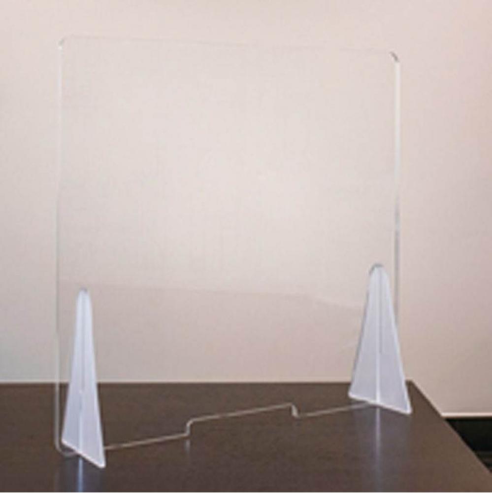 Privacy Screen 30''W X 24''H Clear Acrylic