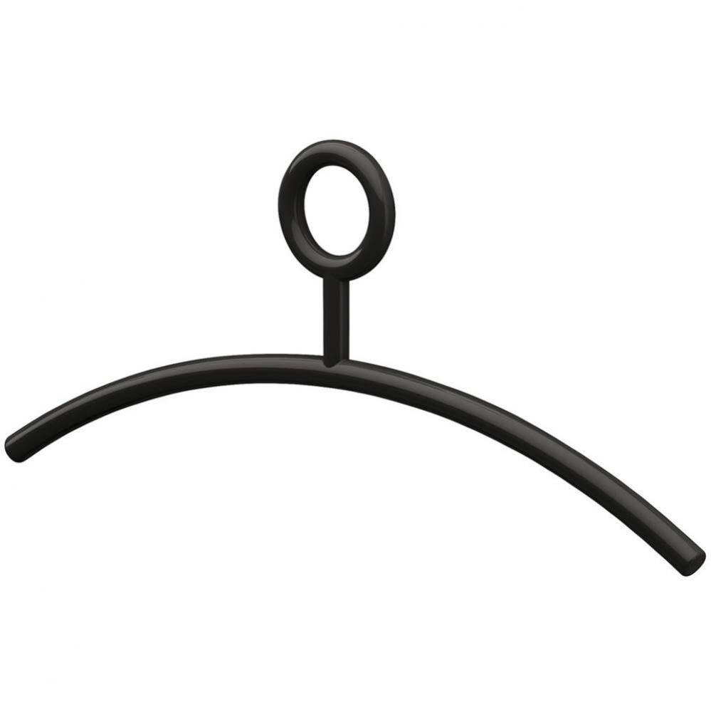 Coat Hanger W/Ring 15Mm Black