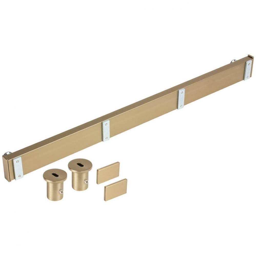 Wall Mt Org Vert 42'' Alu Matt Gold