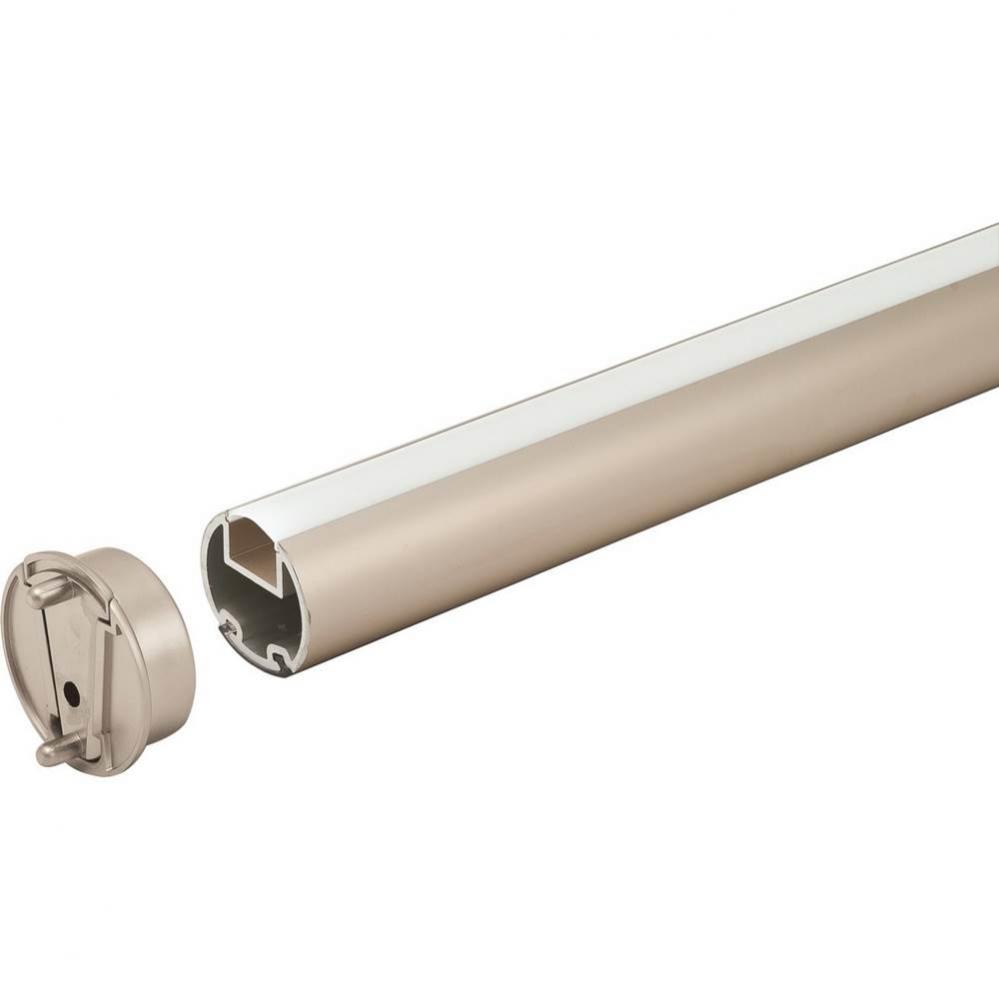 Wardrobe Tube W/Lens Alu Ni Matt