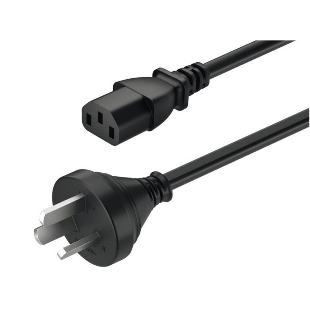 Pwr Cord W/Ground Plug/Cn/Black/2M