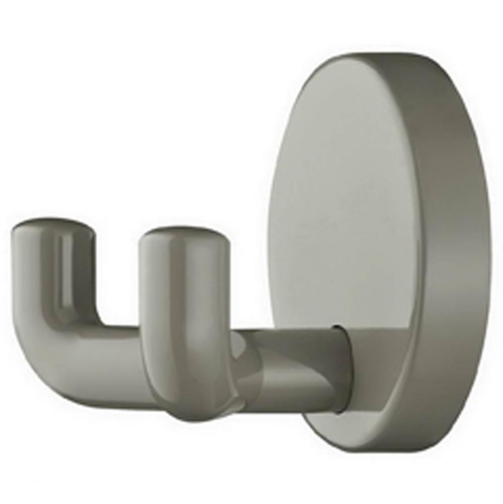 Wall Mtd Dbl Hook Pa St Gray 50X43.5Mm