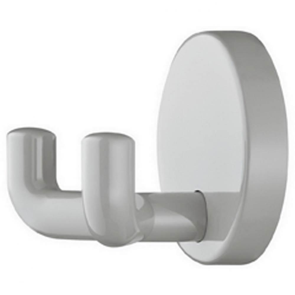 Wall Mtd Dbl Hook Pa Lt Gray 50X43.5Mm