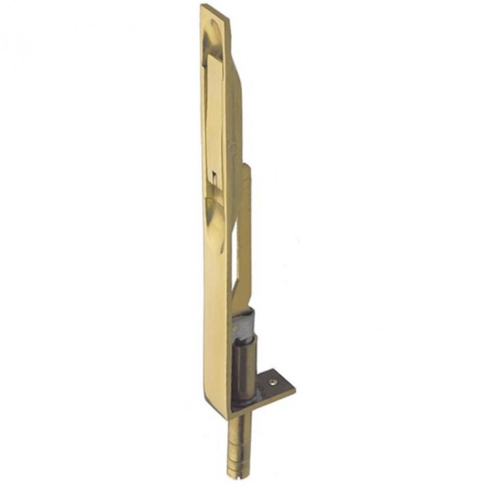 Flush Bolt Pol Brass 203Mm