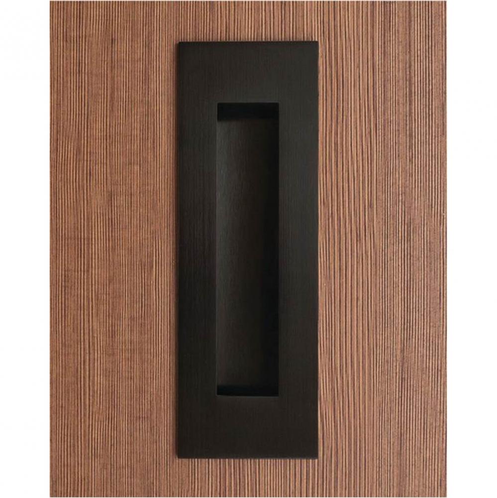 Flush Pull Sta St Bl Pwdr Coat 150X50Mm