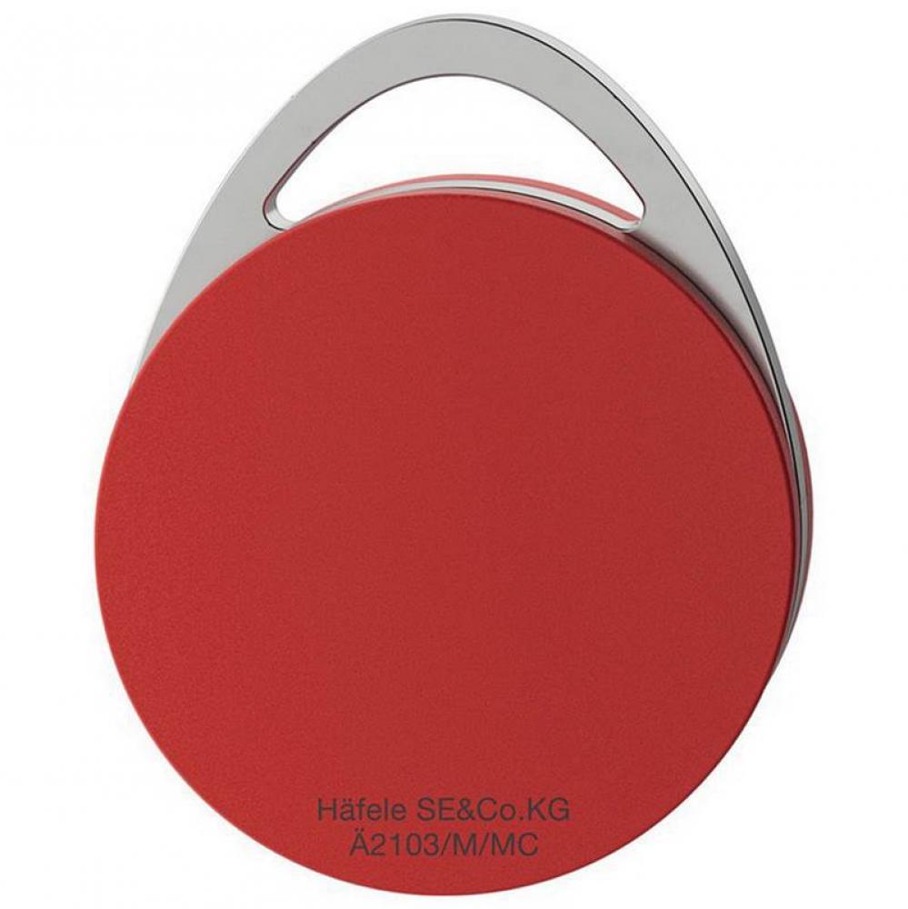 Key Tag Iso Pl Red Matt 36Mm Dia X 5.3Mm