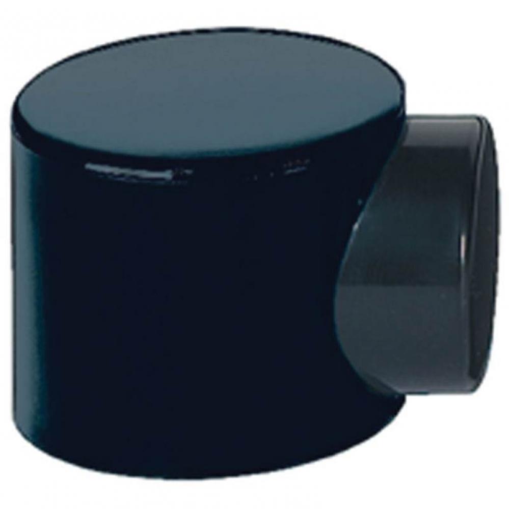 Door Stop Btm Mtd 52X42.5Mm Bl