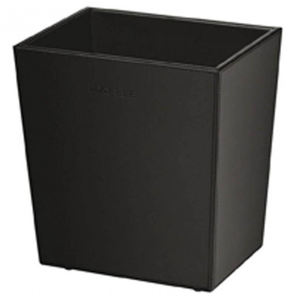 Waste Bin 290X197X263Mm 10L Faux Lea Blk