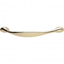 Hafele 104.33.800 - Handle, zinc, polished gold, 127ZN08, M4, center to center 128mm