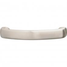 Hafele 107.05.602 - Handle, Bella Italiana, zinc, brushed nickel, M4, center to center 128mm