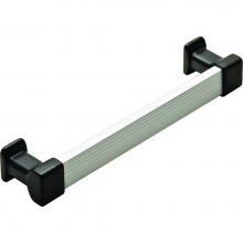 Hafele 111.95.063 - Hdl Alu Matt/Zn Blk 8-32 Ctc 160Mm