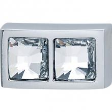 Hafele 111.25.201 - Knob Elements Zn Pol Chr/Cry M4 28mm