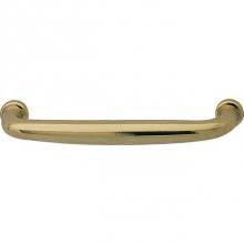 Hafele 116.23.822 - Handle, zinc, polished brass, 114ZN38, M4, center to center 96mm