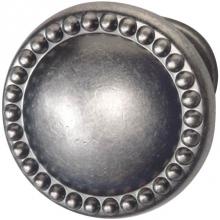 Hafele 125.22.102 - Knob, zinc, pewter, 104ZN35, M4, diameter 30mm, beaded