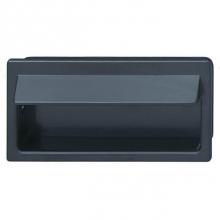 Hafele 129.67.609 - Flush Handle, plastic, black, 80 x 40mm