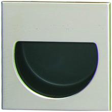 Hafele 151.04.613 - Inset Pull Brs Sat Ni/Blk 136Br28 47X47