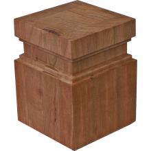 Hafele 198.16.630 - Foot Prairie Cherry 3 5/16''X3 5/16''X4