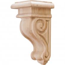 Hafele 198.13.120 - Corbel Scroll Maple 2 7/8'' X 3'' X 6