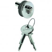 Hafele 233.22.207 - Econo Glass Dr Cyl Lock Zn Chrp Key Diff