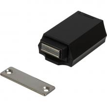 Hafele 246.65.331 - Push Latch Magn Zn Blk W/Sta St Strk
