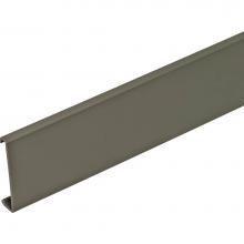 Hafele 290.12.581 - Wall Rail Cover Strip Pl Gray 97''