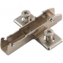 Hafele 348.38.554 - Grass Tiomos Wing Baseplate, 3-point fixing, 13.5mm euroscrew, steel, nickel-plated, 3.5mm
