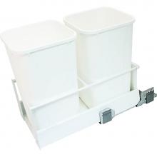 Hafele 503.15.731 - Matrix Boxp Trash C Dbl Btmt Wht 2X27Qt