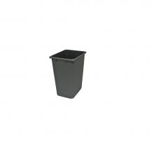 Hafele 503.88.521 - Trash Can 36 Quart Plastic Gray