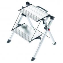 Hafele 505.03.232 - Fold Step Stool Mini Comfrt Silv/Bl