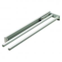Hafele 510.54.921 - Towel Holder 2 Rail Al.Silv.Anod.